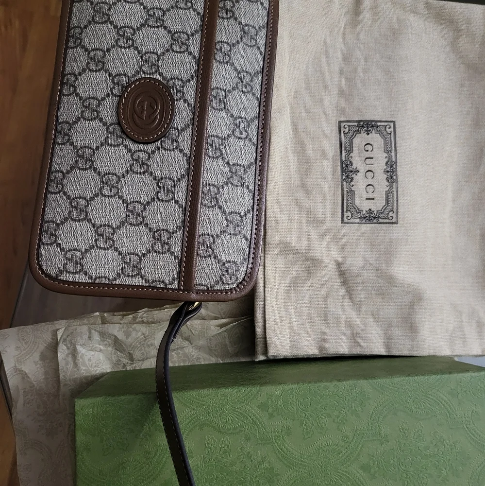 Authentic Gucci Mini Bag with Interlocking G - Picture 10 of 13
